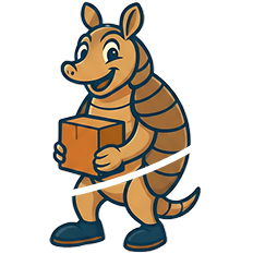 Austin Moving Company armadillo